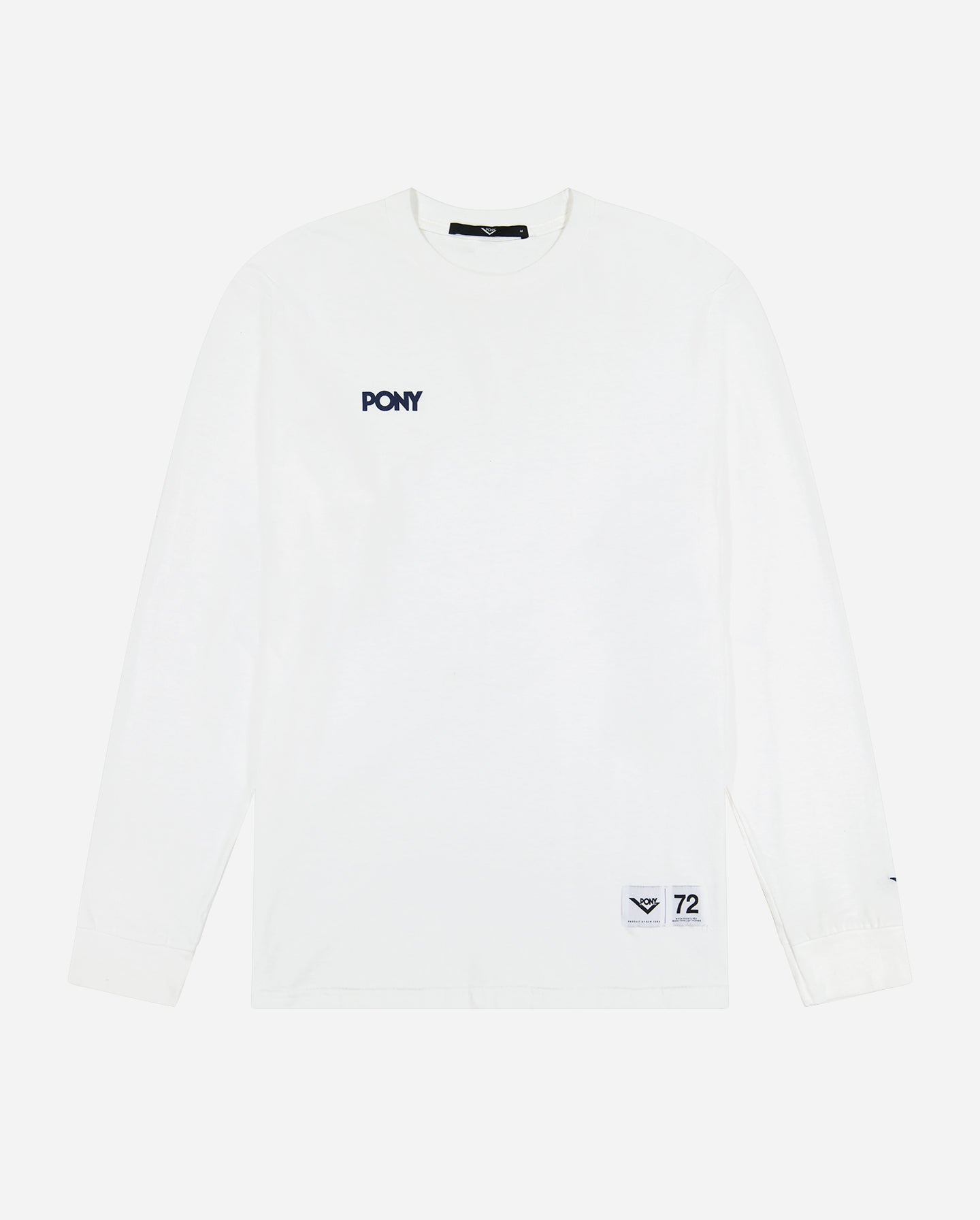 WHITE CLASSICS WORDMARK LONG SLEEVE T-SHIRT