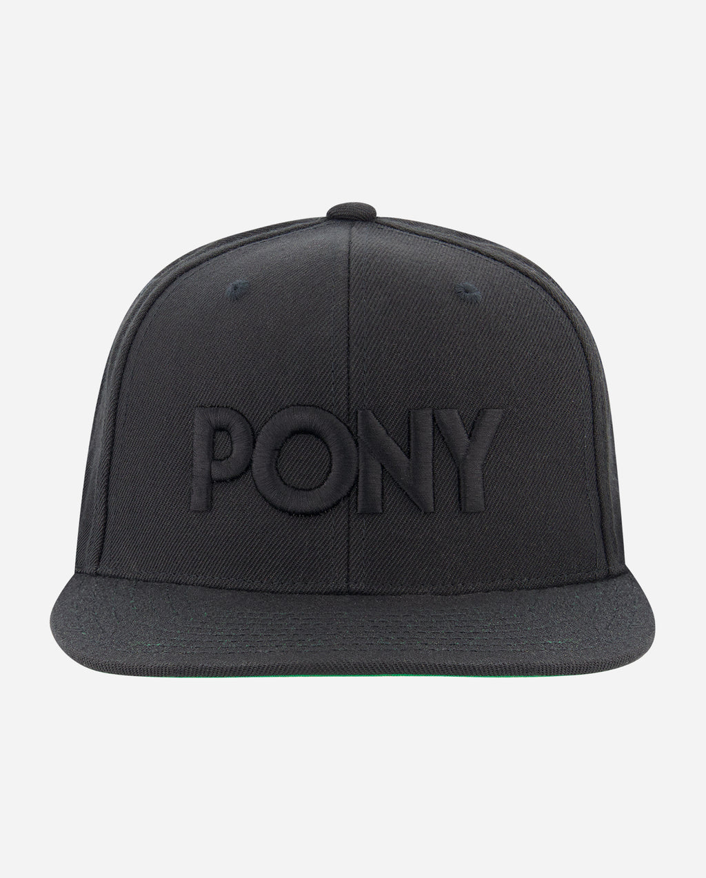 BLACK WORDMARK SNAPBACK HAT