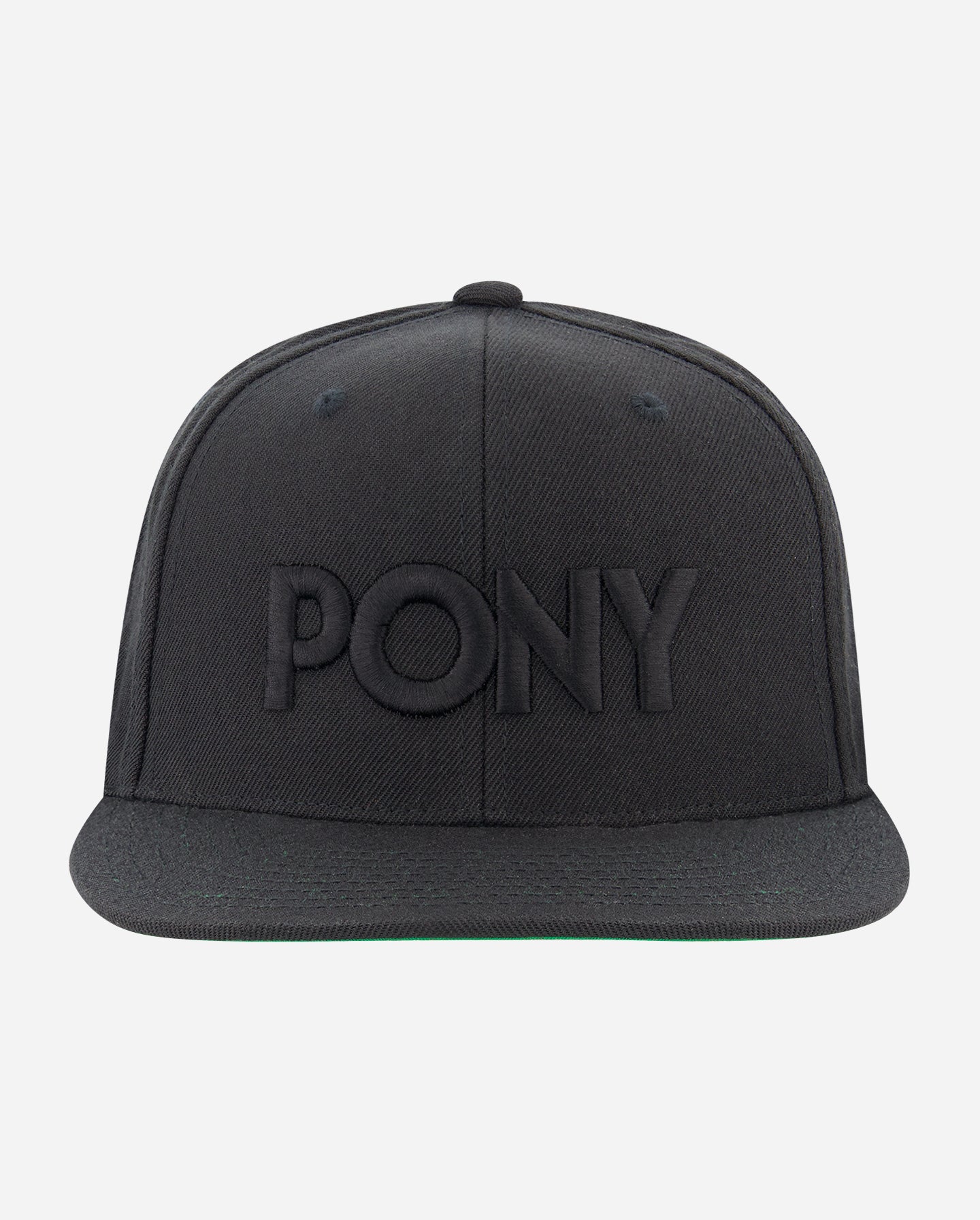 BLACK WORDMARK SNAPBACK HAT