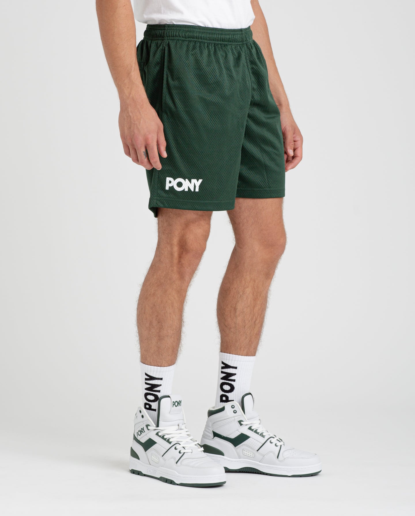 GREEN CLASSICS WORDMARK MESH SHORT