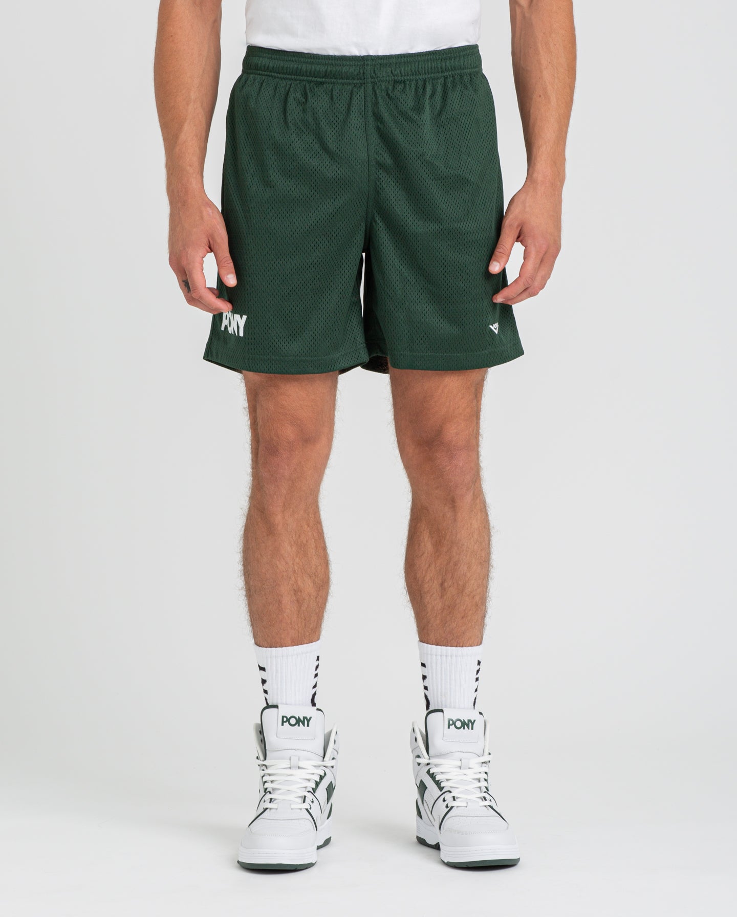 GREEN CLASSICS WORDMARK MESH SHORT