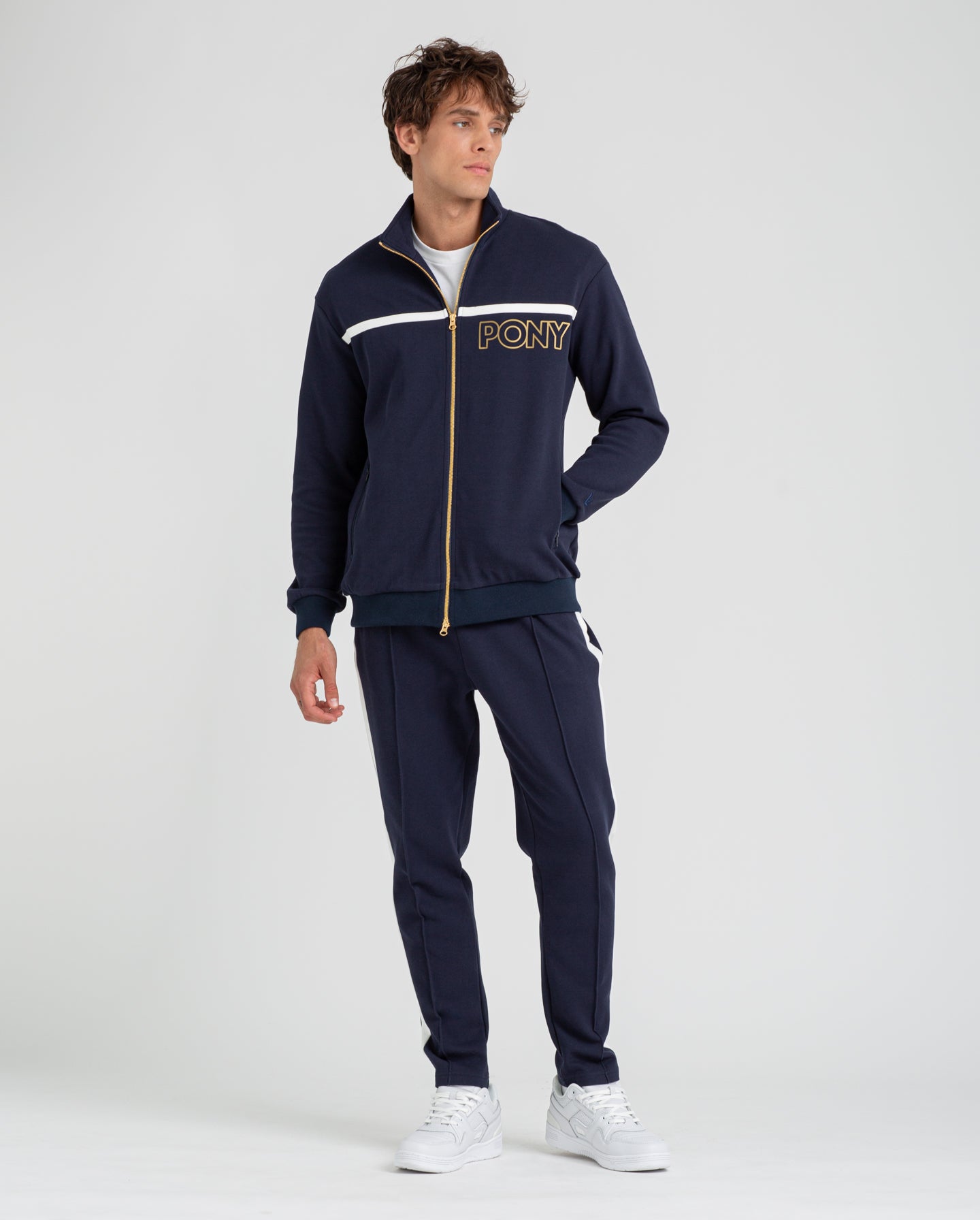 NAVY TRACK JACKET – PONY