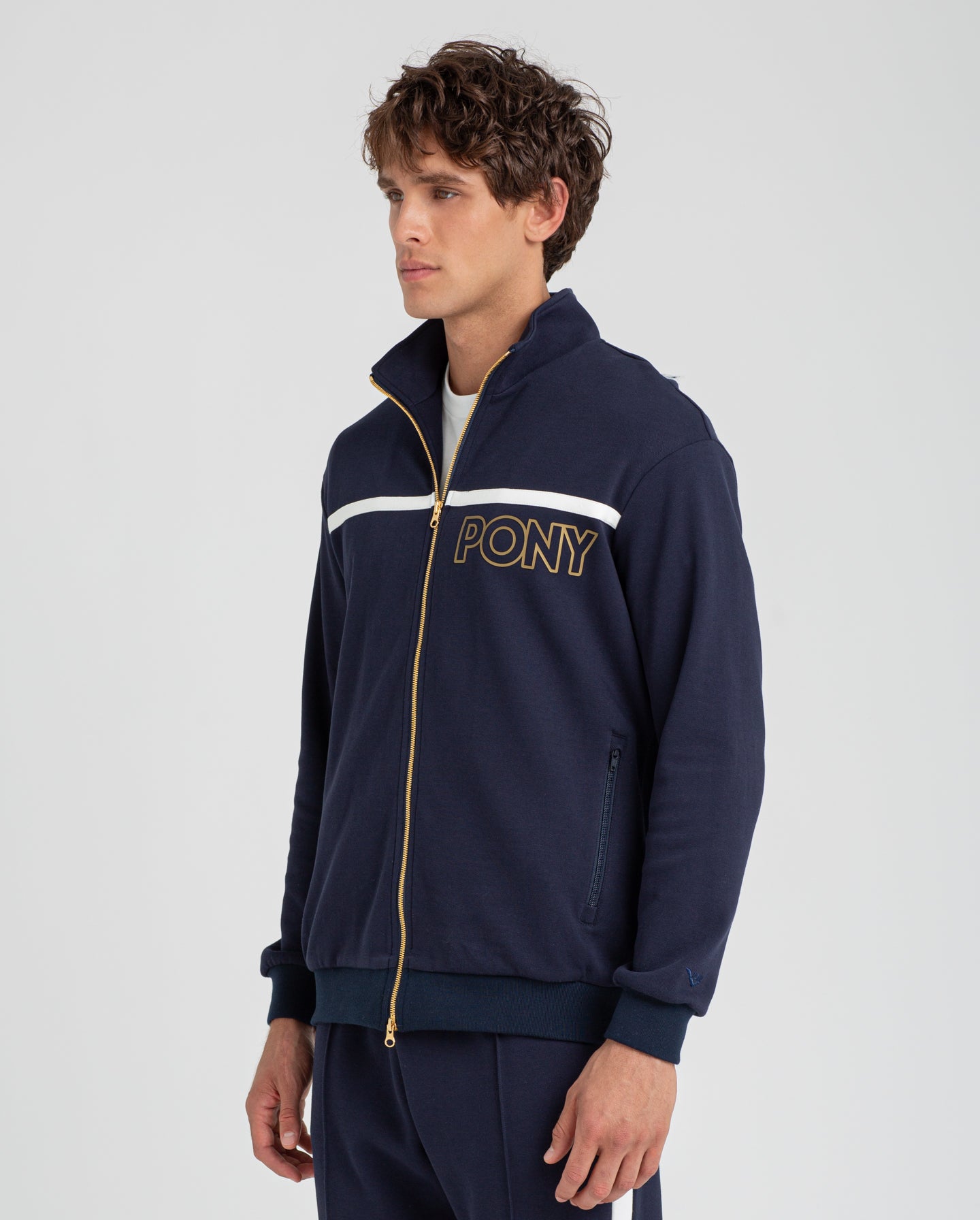 NAVY TRACK JACKET