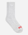 PONY GREY LOCK-UP EMBROIDERED SOCK